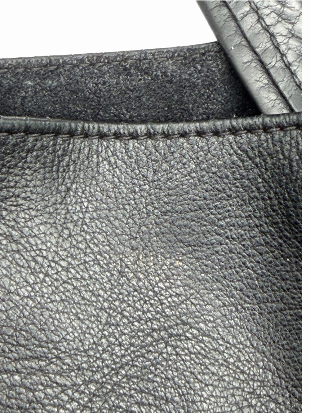 Celine Black Leather Cabas Phantom Belt Tote - Picture 7 of 11
